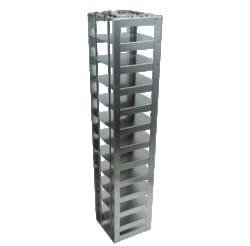 Alkali Scientific&trade; Vertical Rack for 50-Cell 0.5 mL Microtube Boxes, Holds 24 boxes,
