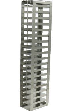 Alkali Scientific&trade; Vertical Freezer Rack for SBS Formatted Boxes, Holds 19 Boxes