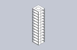 Alkali Scientific&nbsp;Aluminum Freezer Racks for 2 S