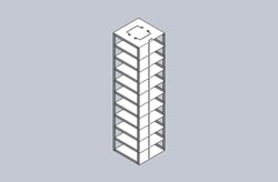 Alkali Scientific&nbsp;Stainless Steel Freezer Racks