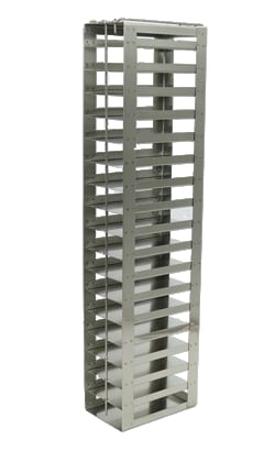 Alkali Scientific&trade; Vertical Freezer Rack for SBS Formatted Boxes, Holds 18 Boxes
