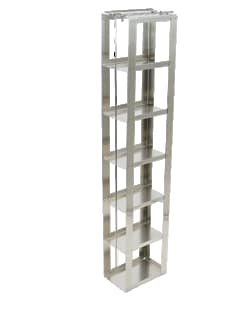 Alkali Scientific™ Vertical Freezer Rack for SBS Formatted Boxes, Holds 6 Boxes