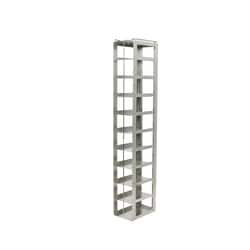 Alkali Scientific&trade; Stainless Steel Chest Freezer Rack for MATRIX Boxes, FluidX Boxes & Micronic Racks, 10 Box Capacity