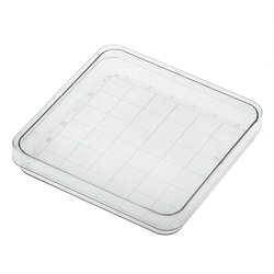 Alkali Scientific CellPro™ Square Petri Dish Plate with Grid, 100 x 100mm, Sterile, 25/Pk, 500/Case