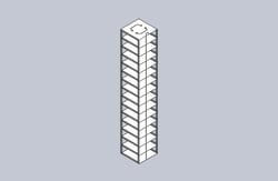 Alkali Scientific&nbsp;Vertical Racks for 96-Deep-Wel