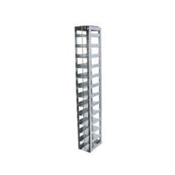 Alkali Scientific&trade; Stainless Steel Chest Freezer Rack for MATRIX Boxes, FluidX Boxes & Micronic Racks, 11 Box Capacity
