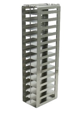 Alkali Scientific&trade; Vertical Freezer Rack for SBS Formatted Boxes, Holds 14 Boxes