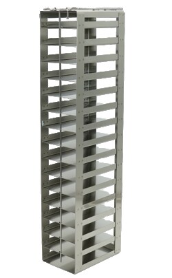 Alkali Scientific&trade; Vertical Freezer Rack for SBS Formatted Boxes, Holds 16 Boxes