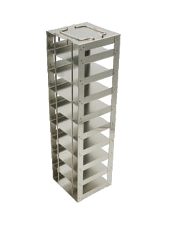 Alkali Scientific&trade; Vertical Rack for 50-Cell 0.5 ml Microtube Boxes, Holds 18 boxes