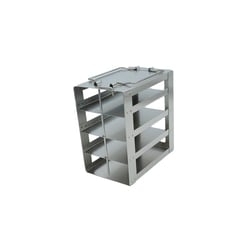 Alkali Scientific&trade; Vertical Freezer Rack for 25-Place Slide Boxes, Holds 4 boxes