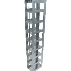 Alkali Scientific&trade; Chest Freezer Racks for 96-Well and 384-Well Microtiter Plates | 8 Shelves High | Rack Only