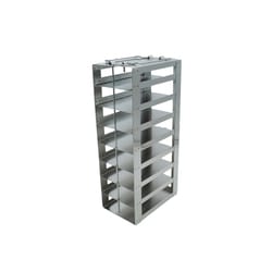 Alkali Scientific&trade; Vertical Freezer Rack for 25-Place Slide Boxes, Holds 8 boxes