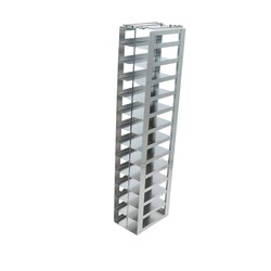 Alkali Scientific&trade; Stainless Steel Vertical Rack for SBS formatted boxes, Holds 13 boxes