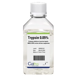 Alkali Scientific&nbsp;CellPro&trade; Trypsin 0.05% protease solution with porcine trypsin, HBSS, EDTA; without calcium, magnesium, 100ml, 10/Case