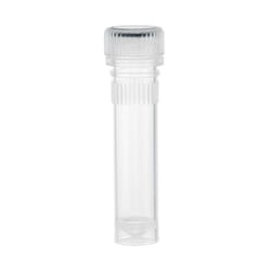Alkali Scientific&nbsp;CellPro&trade; 2.0mL, Sterile Microcentrifuge Tubes w/ O-ring & attached colorless screw caps, generic version without graduations, ideal for OEM packaging and reagent kits, 50/Bag, 1000/Case