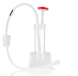 Foxx Life Sciences EZBio MTO Centrifuge Tube Assembly, 50mL, Polypropylene (PP) Centrifuge Tube, Sampling Tube, Single Use Technology with Flexelene Tubing and Pinchpipe, Vented with Diptube, Luer, Sterile, 10/CS
