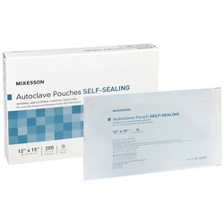 Med Vet International&nbsp;McKesson Sterilization Pouch, 12 x 15 Inch, 16-6422, 1000/Case