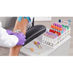 Med Vet International BD Vacutainer Venous Blood Collection Tube Set, K3 EDTA Additive, 7 mL/10 mL, Conventional Closure Glass Tube, 25/Box