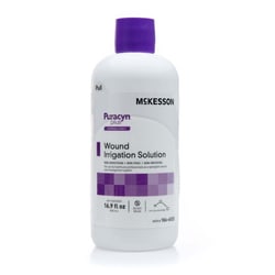 Med Vet International&nbsp;McKesson Puracyn Plus Professional Wound Irrigation Solution, 16.9oz, 186-6525, 6/Case
