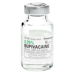 Med Vet International Bupivacaine Injection (generic Marcaine), 0.25%,