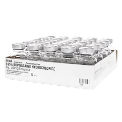 Med Vet International Bupivacaine Injection (generic Marcaine), 0.25%,