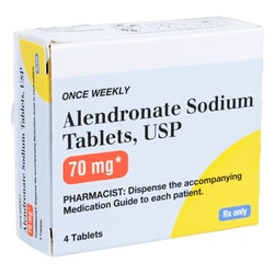 Med Vet International&nbsp;Alendronate Sodium (Generic Fosamax) Tablets, 70mg, 4ct