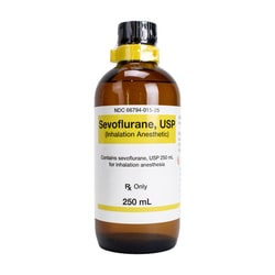 Med Vet International Sevoflurane Liquid Inhalation Anesthetic, 250mL,