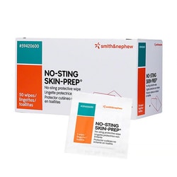 Med Vet International No-Sting Skin-Prep™ Prep Pad, 59420600, Sterile, 50/Box