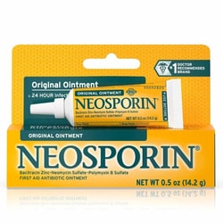 Med Vet International&nbsp;First Aid Antibiotic Neosporin Ointment 0.5 oz. Tube, 00312547238212, 6/Pack