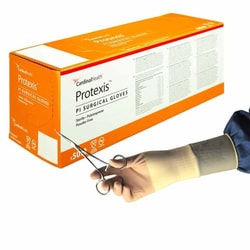 Med Vet International&nbsp;Surgical Glove Protexis&trade; PI Size 6 Sterile Polyisoprene Standard Cuff Length Smooth Ivory Chemo Tested, 2D72PT60X, 1/Pair