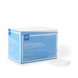 Med Vet International&nbsp;I.V. Sponge, Medline, 2 x 2 Inch, 6-Ply, Sterile, NON25600, 1400/Case