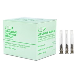 Med Vet International AHS Needle, 22 X 1", Hypodermic, 1000/BX, AHS2225RN,