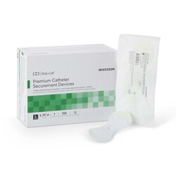 Med Vet International McKesson Grip-Lok Premium Catheter Securement Devices, 6.25 Inch, 18-3400LFC, 100/Box