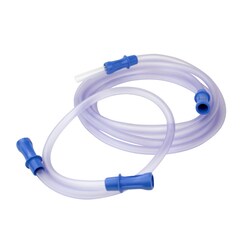 Med Vet International&nbsp;Dynarex Suction Connection Tubing w/Male Connector, Non-Conductive, 3/16