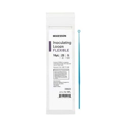 Med Vet International&nbsp;McKesson Inoculating Loop, Light Blue,10 µL, 20 cm Length, 16-10FL, 1000/Case