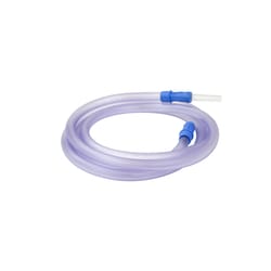 Med Vet International&nbsp;Dynarex Suction Connection Tubing w/Male Connector, Non-Conductive, 9/32