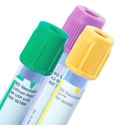 Med Vet International&nbsp;BD Vacutainer PST&trade; Venous Blood Collection Tube Lithium Heparin / Separator Gel Additive 4.5 mL BD Hemogard&trade; Closure Plastic Tube, 367962, 100/Box