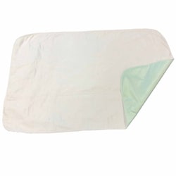 Med Vet International Reusable Underpad Beck's Classic 36 X 54 Inch Polyester / Rayon Moderate Absorbency, 7155GRN-PB, Each