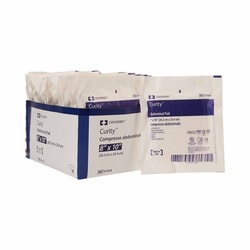 Med Vet International Abdominal Pad Curity™ 8 X 10 Inch, 1 per Pack, Sterile Rectangle, 9194A, 216/Case