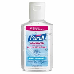 Med Vet International&nbsp;Hand Sanitizer Purell Advanced 2 oz. Ethyl Alcohol Gel Bottle, 9605-24, 24/Case