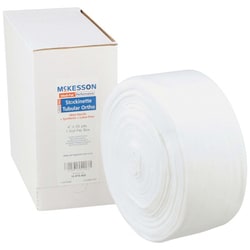 Med Vet International&nbsp;McKesson White Polyester Tubular Stockinette, 4 Inch x 25 Yard, 16-4TS-425, Each