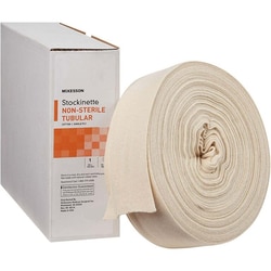 Med Vet International&nbsp;McKesson Beige Cotton Tubular Stockinette, 8 Inch x 25 Yard, 16-4T-825, 4/Case
