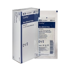 Med Vet International&nbsp;Curity&trade; Oil Emulsion Impregnated Dressing, 3 x 16 Inch, Sterile, 6114-, 216/Case