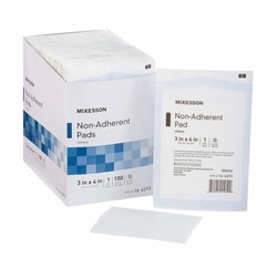 Med Vet International McKesson Non-Adherent Dressing, 3 x 4 Inch, 16-4293, 100/Box