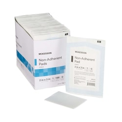 Med Vet International McKesson Non-Adherent Dressing, 2 x 3 Inch, 16-4292, 100/Box