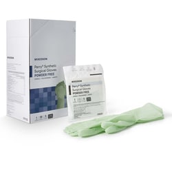 Med Vet International&nbsp;McKesson Perry Performance Plus Polyisoprene Surgical Glove, Size 8, Green, 20-2080N, 400/Case