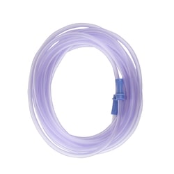 Med Vet International&nbsp;Dynarex Suction Connection Tubing w/Male Connector, Non-Conductive, 3/16