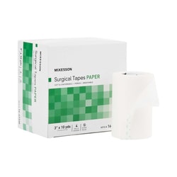 Med Vet International McKesson Medical Tape, 3 Inch x 10 Yard, White, 16-47330, Each