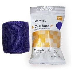Med Vet International&nbsp;McKesson Purple Cast Tape, 2 Inch x 4 Yard, 115-2U, 10/Box