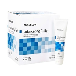 Med Vet International McKesson Lubricating Jelly, 4-ounce Tube, 16-8919,
